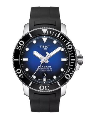 ORIGINAL RUBBER WATCH BAND for Tissot Seastar 1000 Men's Watch Rubber Strap 21mm